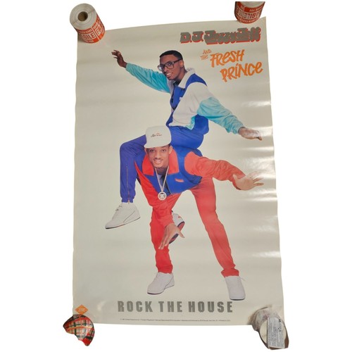 DJ Jazzy Jeff Fresh Prince Rock The House 24x36 Vintage 1987 HipHop Promo Poster - Picture 11 of 11