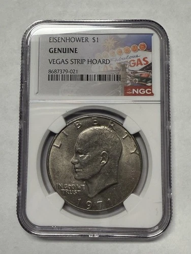 Photo of a 1971-P Eisenhower Dollar from an eBay listing that sold on Jul 18, 2026