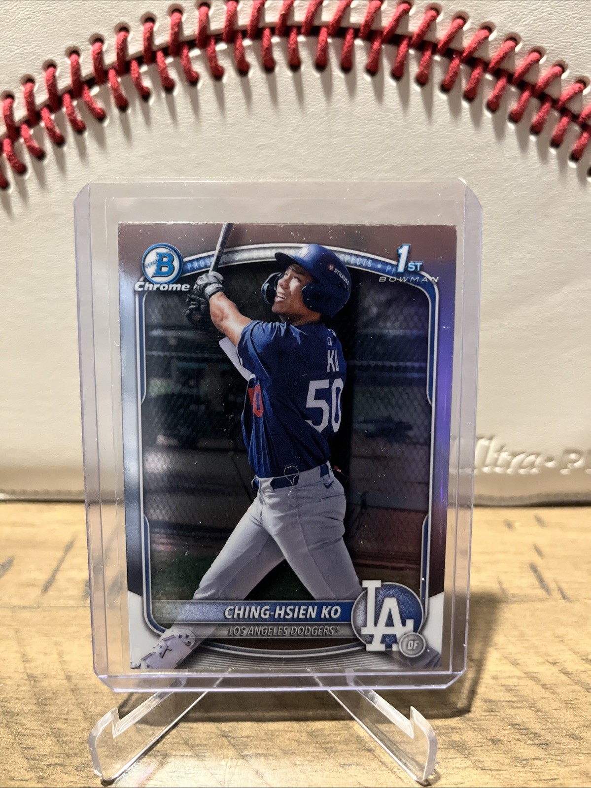 2025 Bowman Chrome - Prospects Ching-Hsien Ko, Ching-Hsien Ko #BCP-224 (RC)