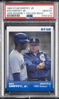 1989 STAR GRIFFEY JR. 1988 SEASON-1-YELLOW BACK #4 KEN GRIFFEY JR. ROOKIE PSA 10
