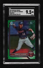 2022 Bowman Chrome Prospects Green Refractor 6/99 Danny De Andrade SGC 9.5 4o1