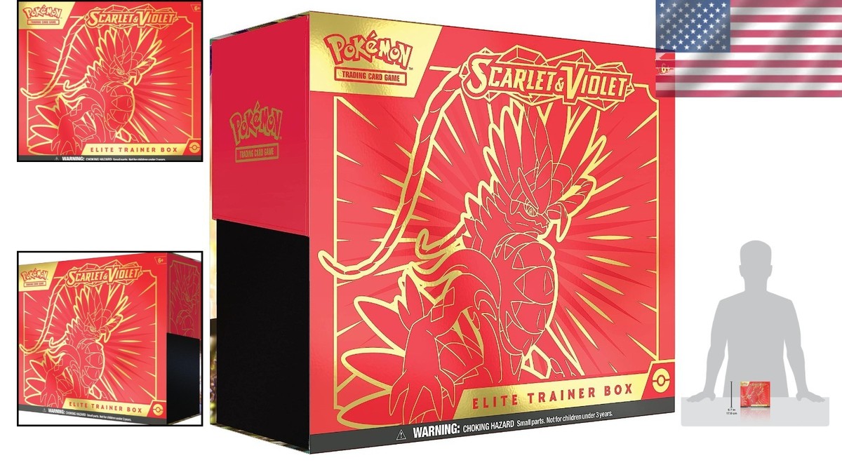 Elite Trainer Box Pokemon Scarlet Violet TCG Miraidon Koraidon
