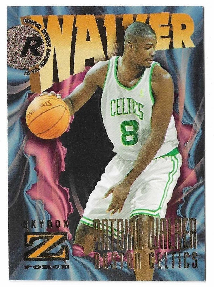 1996-97 Skybox Z-Force Basketball Antoine Walker Rookie #163 Boston Celtics RC