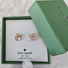 Kate Spade New York- Gold Tone "Flying Colors" Earrings Regular Price $59 New