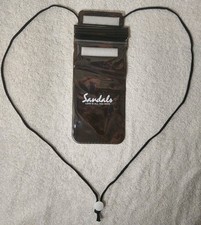 SANDALS RESORTS VINYL WATERPROOF CELL PHONE CASE WITH ADJUSTABLE STRAP CARIBBEAN