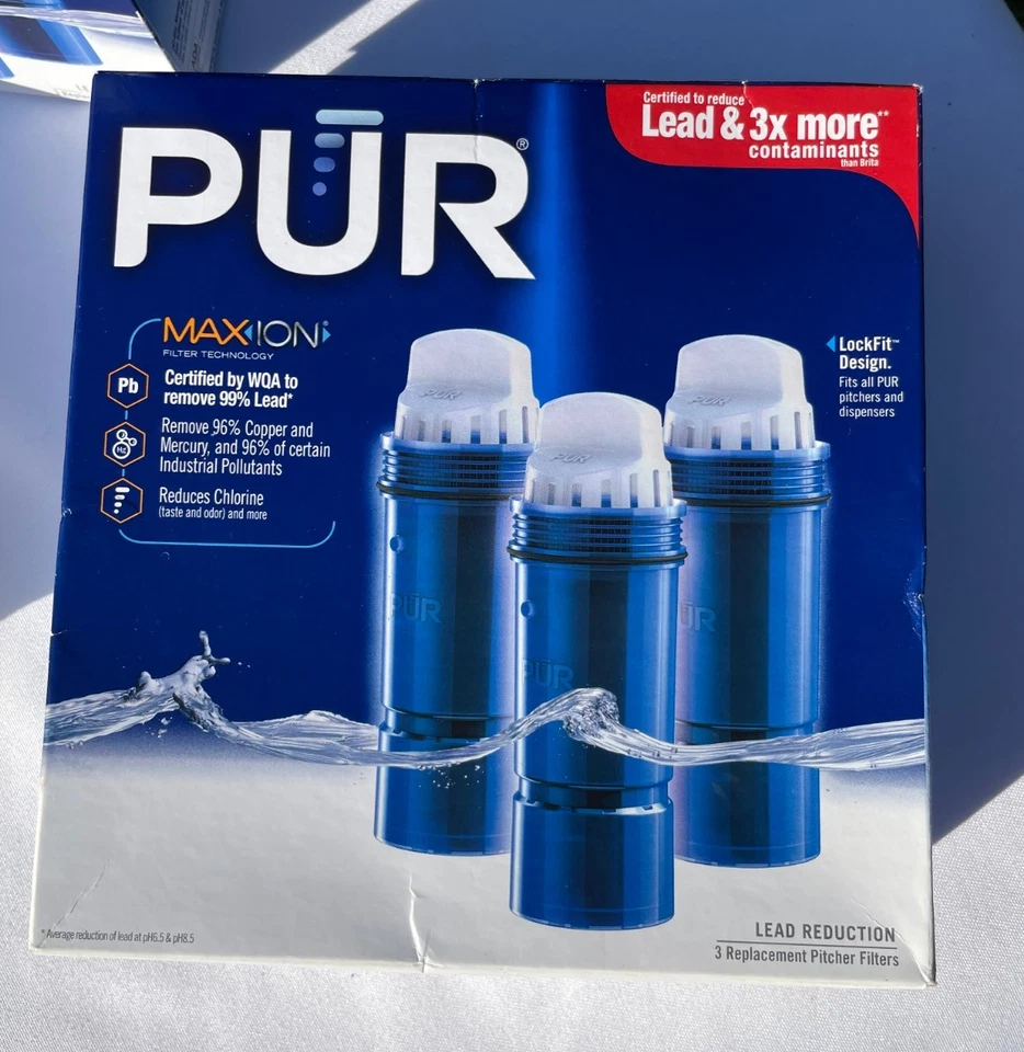 7 PUR Max Ion PPF951K Lead Reduction Water Pitcher Replacement Filters - Image 2 of 4