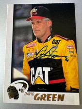 1997 Press Pass Authentics DAVID GREEN On Card Auto NASCAR Winston Cup Series 25