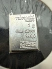 Valcambi 1g Fine Silver Bars 999.0 Lot of 2, Total 2g, Silver Bar Shape