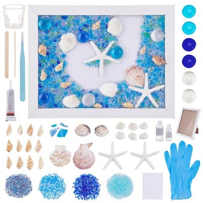 DIY Wave Sea Glass Resin Kit Sea Glass Art Kit with Instruction for ...