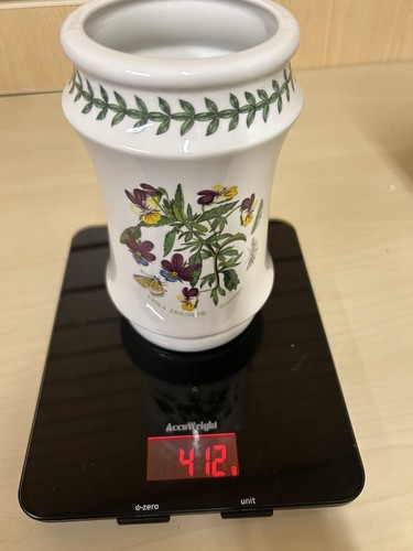 Portmeirion Botanic Garden Vase Viola Tricolor 16.5cm Vintage 1972s Heartsease - Picture 4 of 9