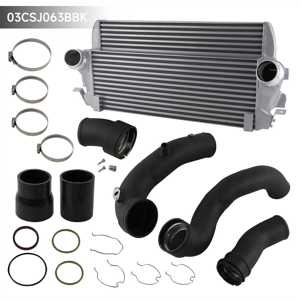 Intercooler +Charge Pipe Kit For BMW 535i F07/F10/F11 640i F12/F13