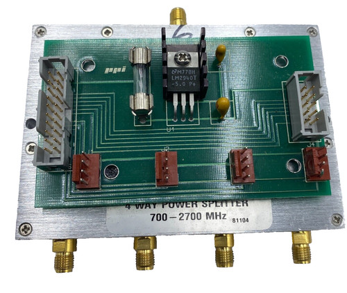 LOT OF 2 MICROLAB 4 WAY POWER SPLITTER 700-2700 MHz W/ Circuit Board🔔