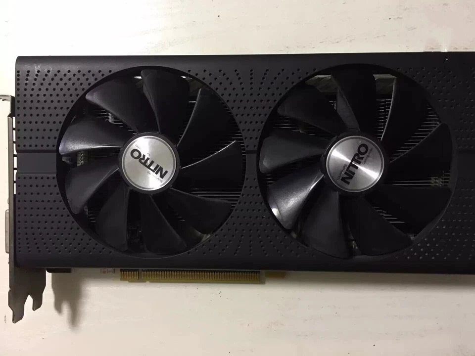 SAPPHIRE NITRO AMD Radeon RX570 8GB 2048SP GDDR5 Graphics Video Card DP DVI HDMI - Image 2 of 4