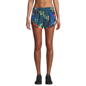 floral running shorts