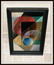 Ivan Kliun, Oil painting Spherical Suprematism. 1920