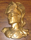 RARE SET 1961 ROMAN CENTURION SOLDIER CHICAGO UNIVERSAL STATUARY CORP WALL DECOR — photo 3
