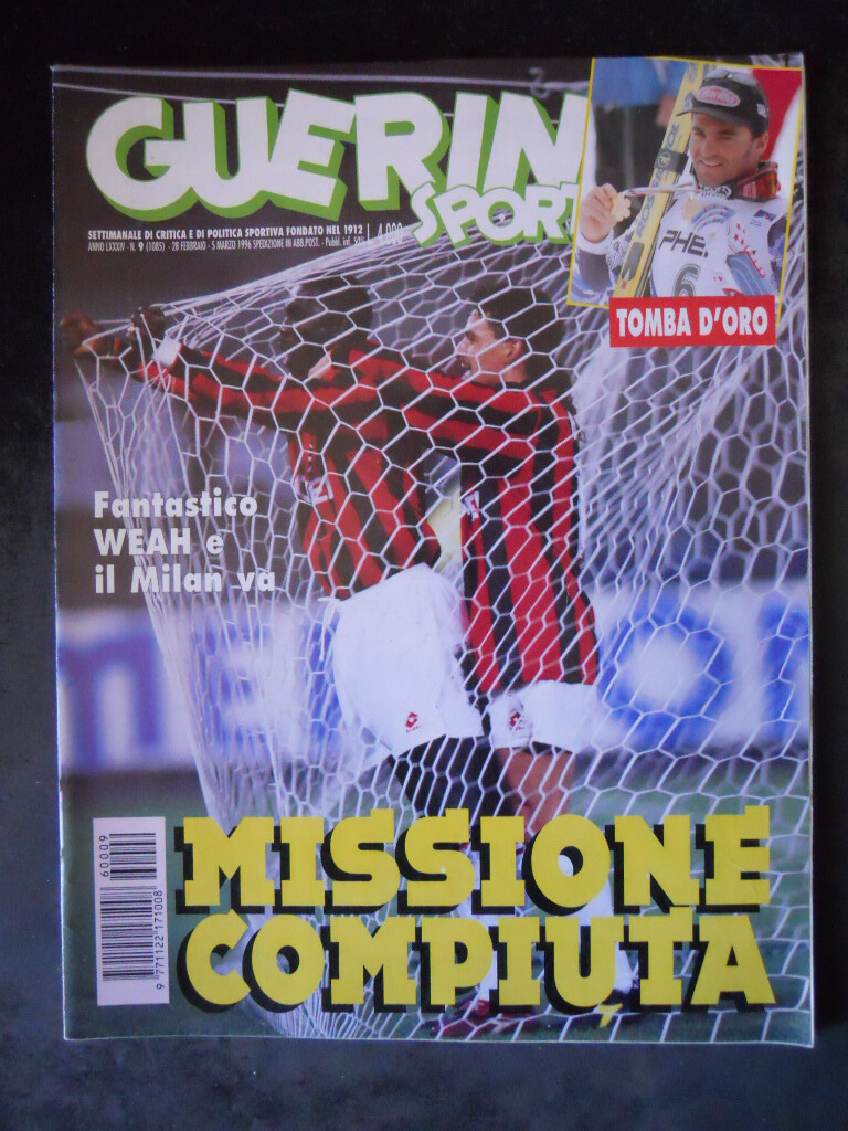 Revue GUERIN SPORTIVO 37-1996 - Boksic, Juventus, Baggio, Batistuta, Weah...