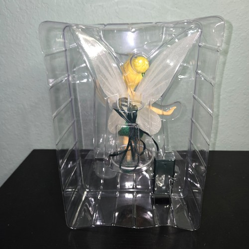 RARE Disney Store Christmas Tinkerbell Tree Topper in box Light Up Wings - Picture 13 of 18