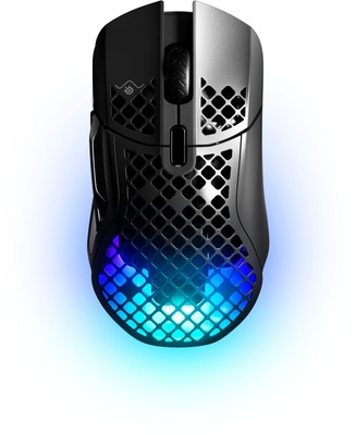 SteelSeries - Aerox 5 Ultra Lightweight Honeycomb Water Resistant Wireless RG...