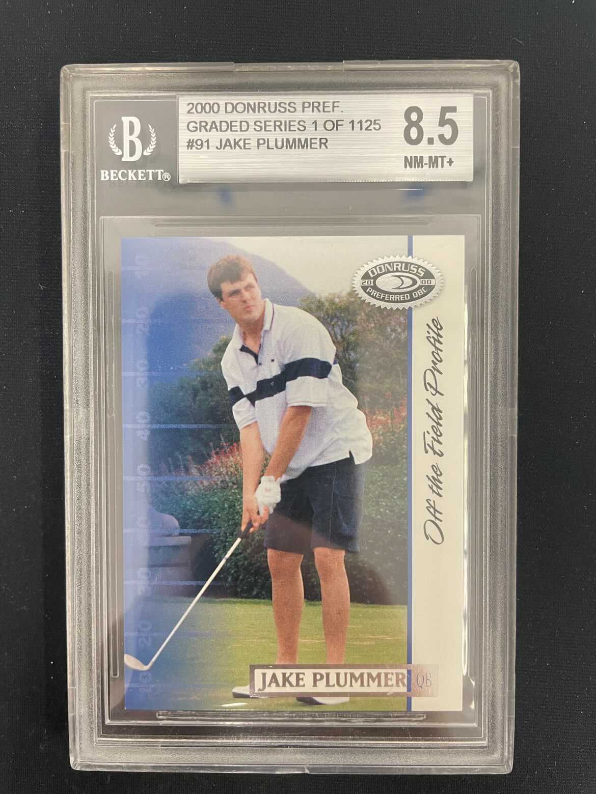 JAKE PLUMMER 2000 DONRUSS PREFERRED QBC #91 - BGS 8.5 NM-MT+  *5123