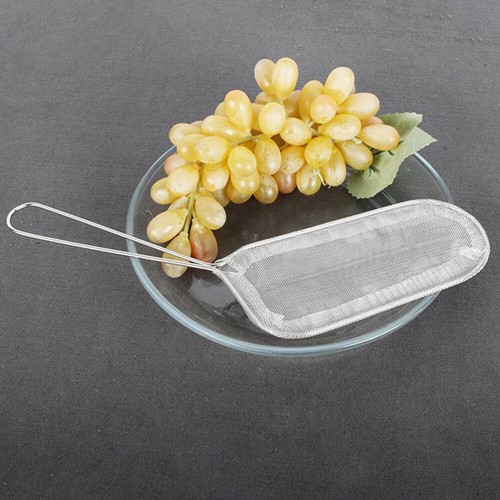 2 haute qualité Pcs Edelstahl Colander Fritting -Netz Brillenkorb Mesh-Kochkorb