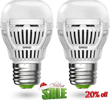 2X Dusk to Dawn Led Outdoor Light Bulb 60W Equiva Energy Efficient 8W 5000K 800L