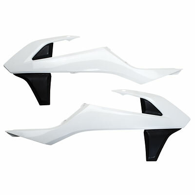 Acerbis Radiator Scoops White/Black