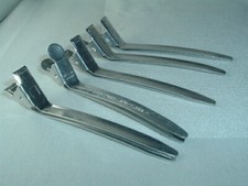 VINTAGE METAL HAIR CLIPS 5 UP DO ACCESSORY