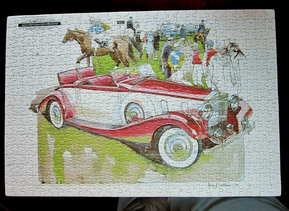 Puzzle Ken Dallison Elegant Classics Rolls Royce Phantom lll Roadster 500+ Pc - Image 4 of 4