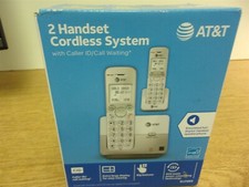 AT T EL51203 2-Handset Cordless Phone System Caller Id / Call Waiting