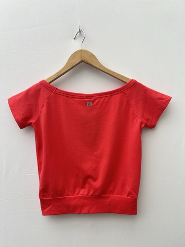 Vintage Nike Dri-Fit Studio 72 T-Shirt Short Sleeve Red Womens Top 225212 - XS - Picture 15 of 16