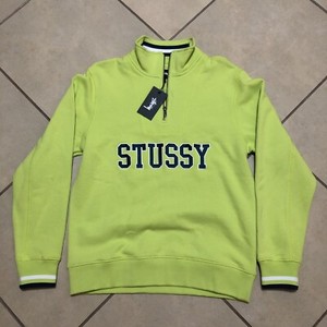 lime green mock neck