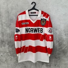WIGAN WARRIORS 1990 1992 HOME RUGBY LEAGUE SHIRT VINTAGE ELLGREN JERSEY SIZE XL