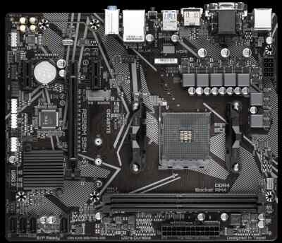 Gigabyte A520M S2H Rev. 1.0 Socket AM4 AMD A520 DDR4 micro ATX Motherboard