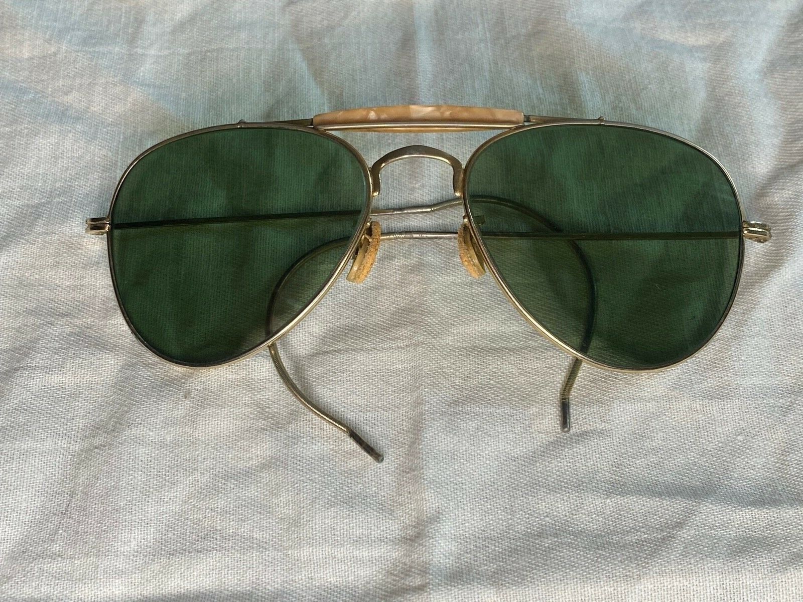 VINTAGE EARLY BAUSCH+LOMB RAYBAN SHOOTER/AVIATOR … - image 8