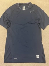 Mens Nike Pro Fitted Spandex Lightweight Bodybuilding Jock Shirt Small