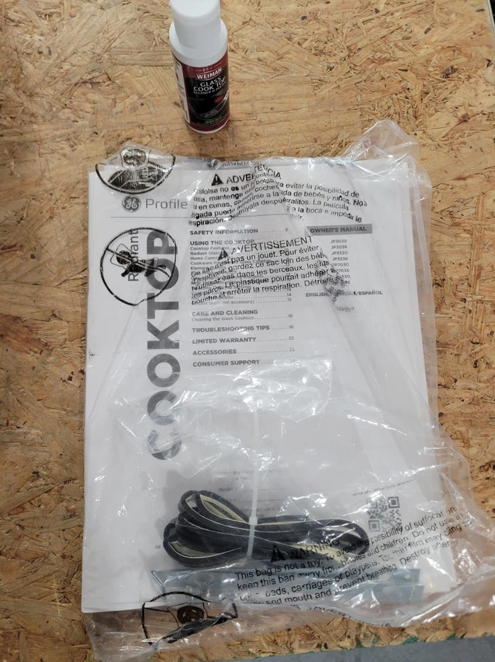 Cooktop elétrico GE JP3030DJBB 30" botão embutido controle, preto - Imagem 3 de 3