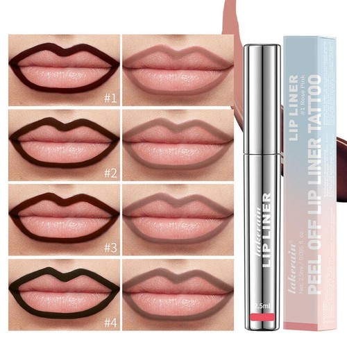 Lip Liner Stay-N - Peel off Lip Liner Tattoo, Lip Stain Lasti Long K7X1 T5M6 - Picture 8 of 24