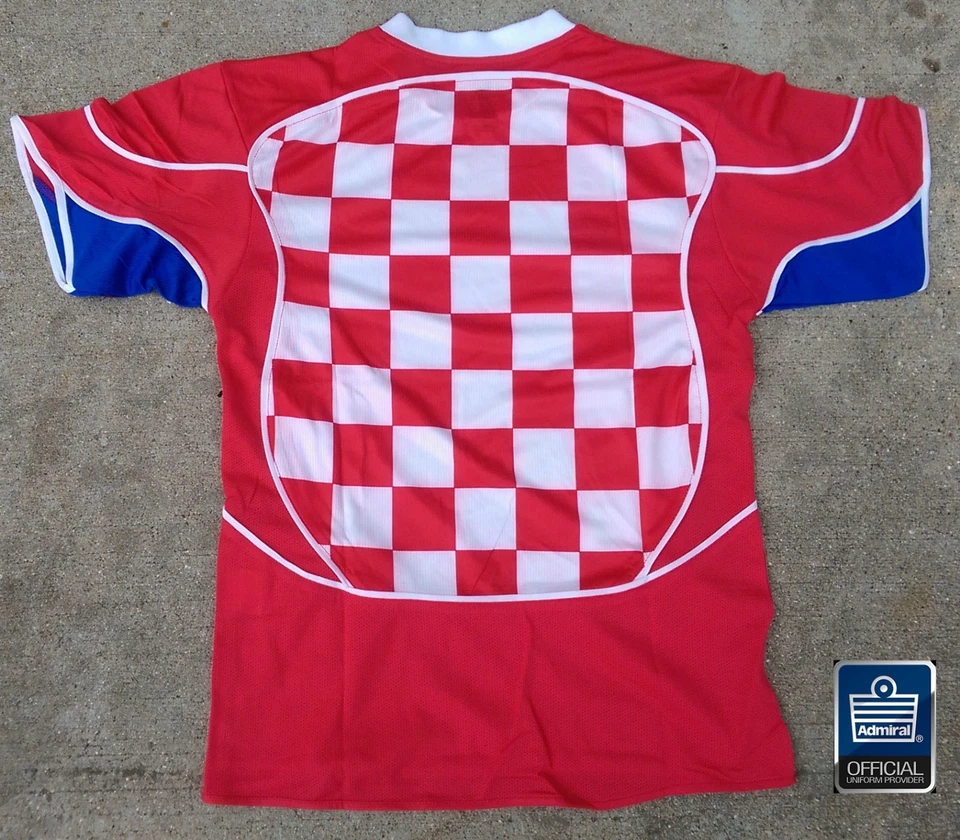Camiseta de fútbol Croacia, Almirante, ideal para practicar o juegos, nueva/etiqueta, talla juvenil L Foto 2 de 2