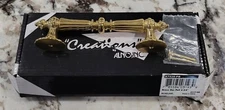 Alno A7529 Brass Ornate 4-5/8" Center To Center Bar Cabinet Pull