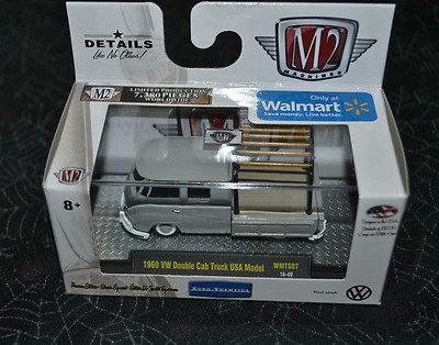 M2 MACHINES AUTO THENTICS - 1960 VW DOUBLE CAB TRUCK USA MODEL WMTS07 VHTF! RARE