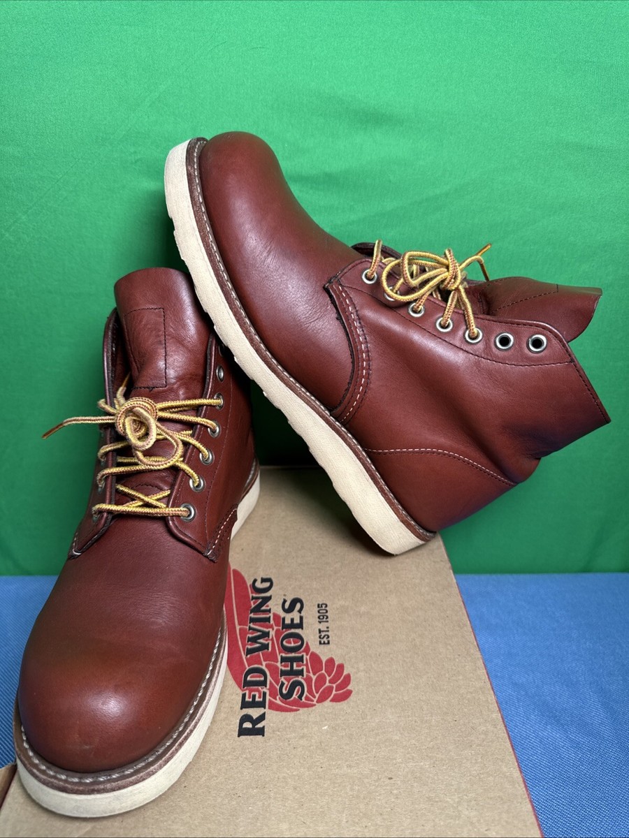 Red wing Round Toe Boot Copper 9105-1 Size 7.5 | eBay