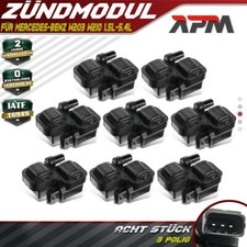 8x Z&uuml;ndspule f&uuml;r Mercedes-Benz A B-Klasse W169 W245 C-Klasse W202 W203 S202