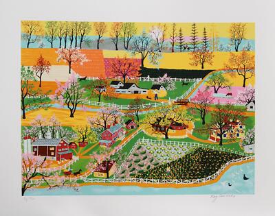 Kay Ameche, Younger Than Springtime, Screenprint, signed and numbered in pencil