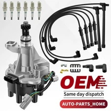 For 2000-2004 Frontier Xterra Nissan 3.3L,8K RPM Ignition Distributor w/Wireset