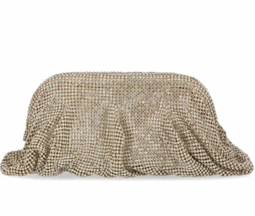 INC International Concepts Gold Pleated Clutch