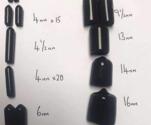 X16 🇬🇧 Multipack 3-19mm (12 Größen) Vakuumkappen Gummi Rohling Vergaserstopfen - Bild 8 von 8