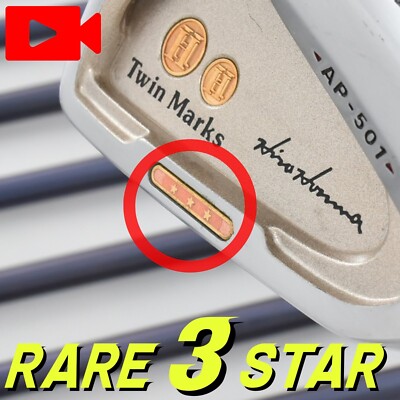 3Star Honma Twin Marks AP-501 Irons Set 5-6-7-8-9-10-11-S SW R Flex RH Golf Club