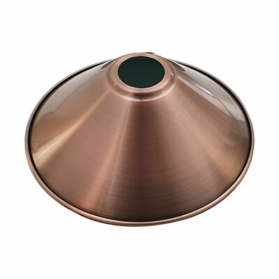 Vintage Retro Metal Cone Lamp Light Shade Pendant Easy Fit Industrial Style