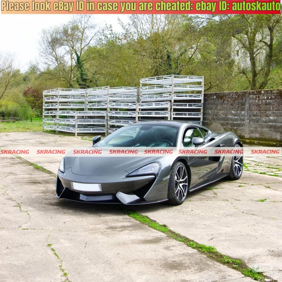 Juego de faldones laterales de fibra de carbono BodyKit para McLaren 570S 540C 570GT 16-21 Foto 2 de 4